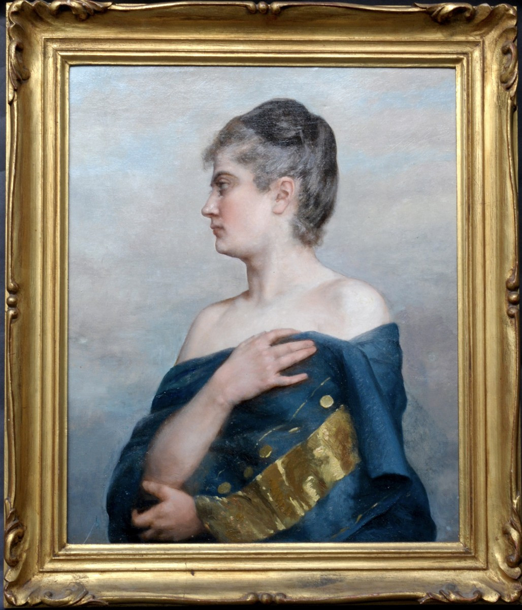 Portrait de "Femme aux Epaules Nues" Huile sur toile, 1908