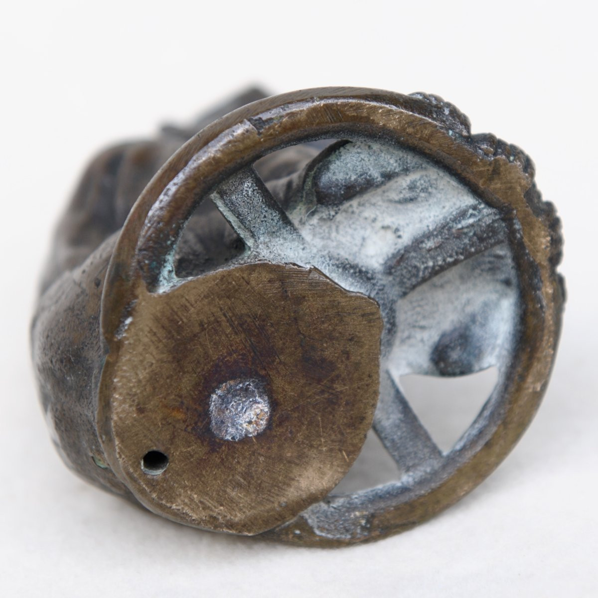 Brunswick "JOKO" Singe au Volant, Bronze Mascotte automobile vers 1920-photo-3