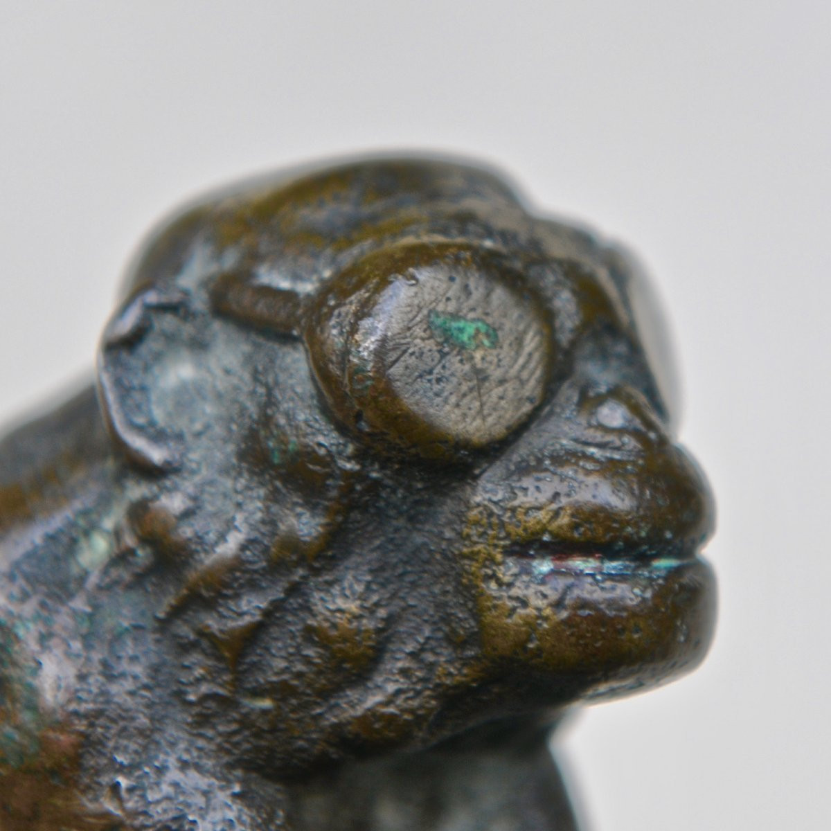 Brunswick "JOKO" Singe au Volant, Bronze Mascotte automobile vers 1920-photo-4