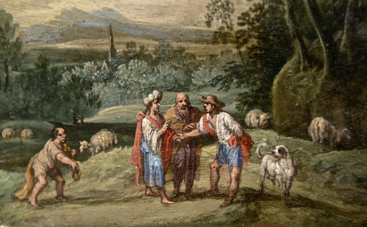 Oil On Copper 18th Century -photo-2