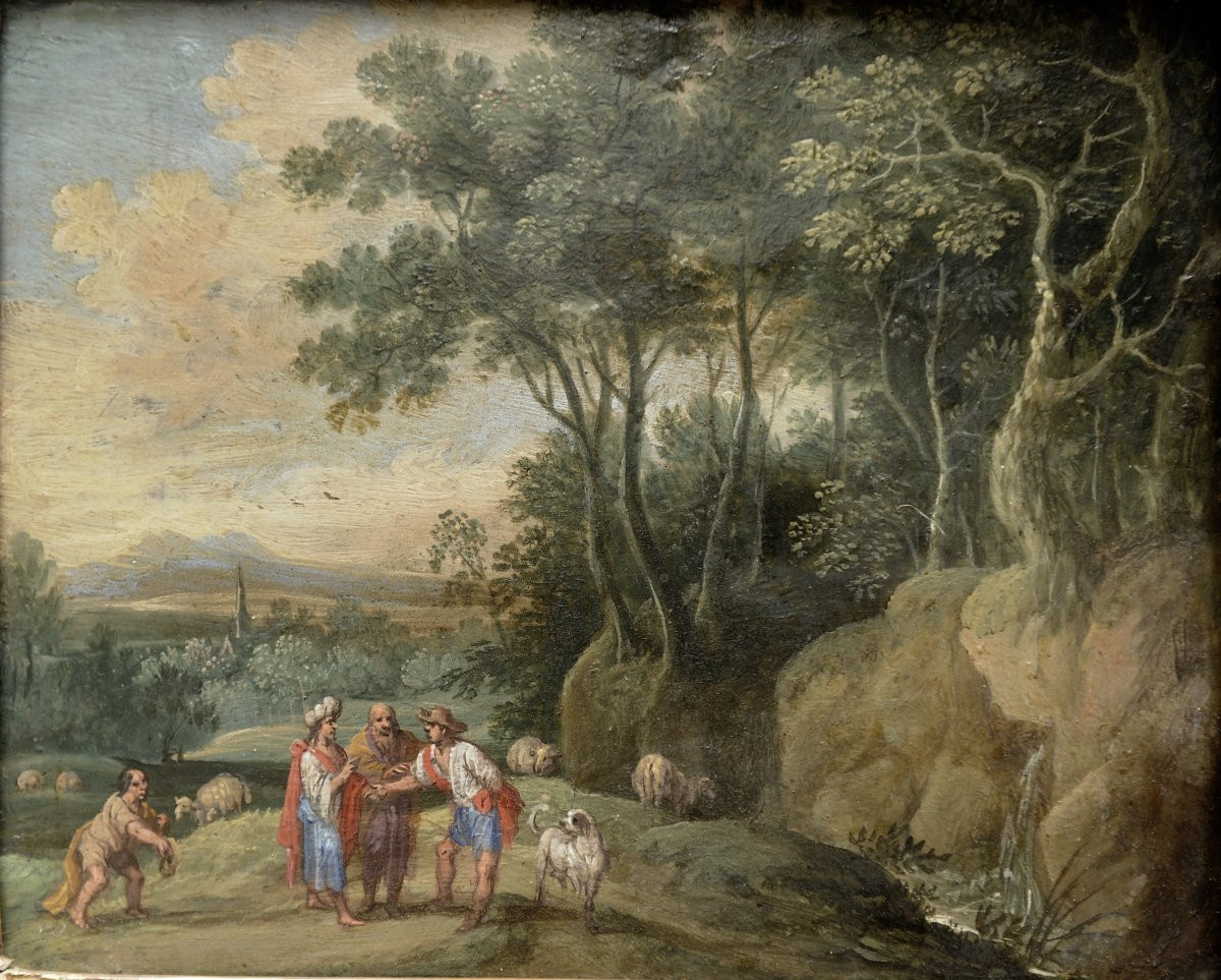 Oil On Copper 18th Century -photo-3