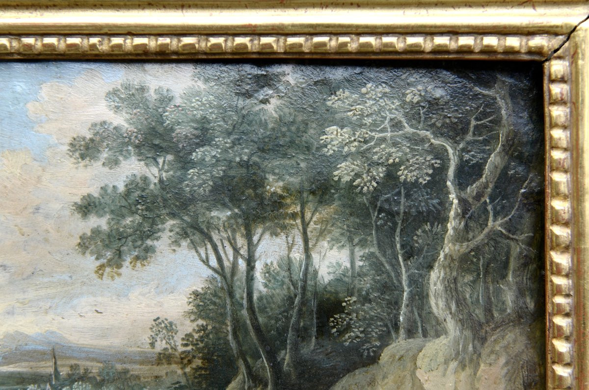 Oil On Copper 18th Century -photo-1