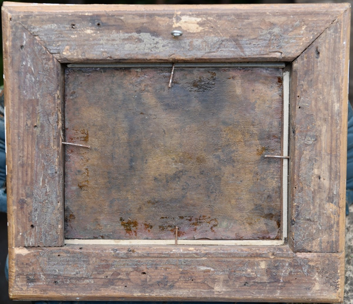 Oil On Copper XVIIIth -photo-3