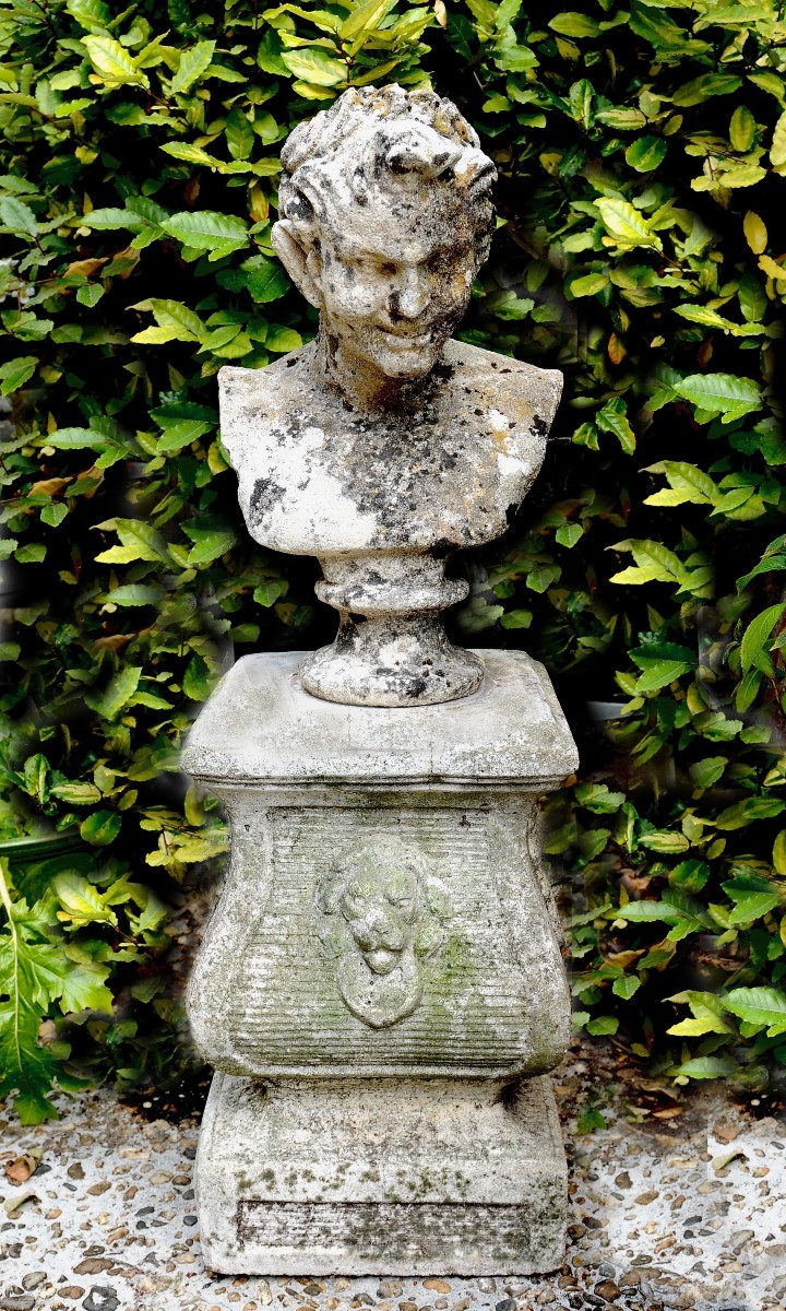 Faun Bust On Base