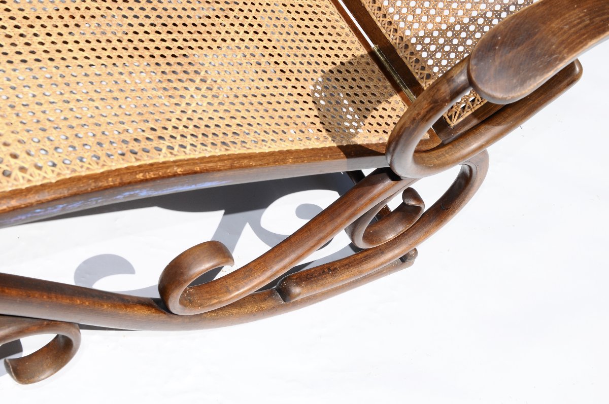 Chaise Longue Bois Courbé Thonet 1900 -photo-4