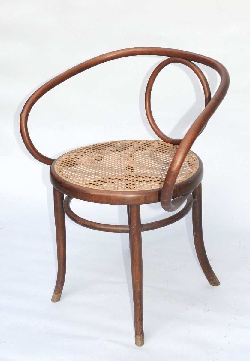 Fischel, Fauteuil Le Corbusier, vers 1900-photo-2