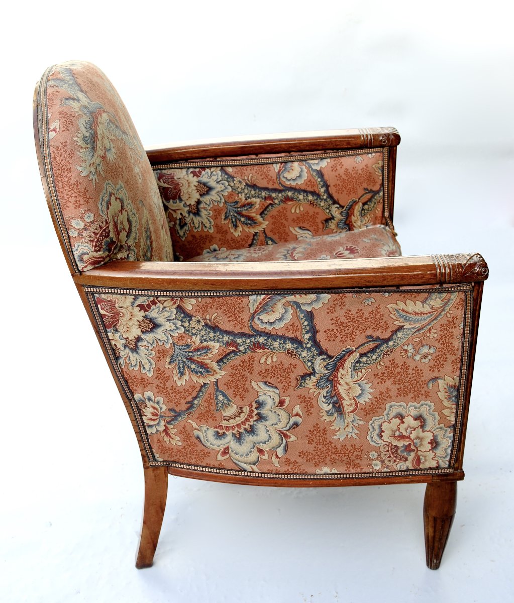 Paire de Fauteuils Art Déco, vers 1930-photo-4