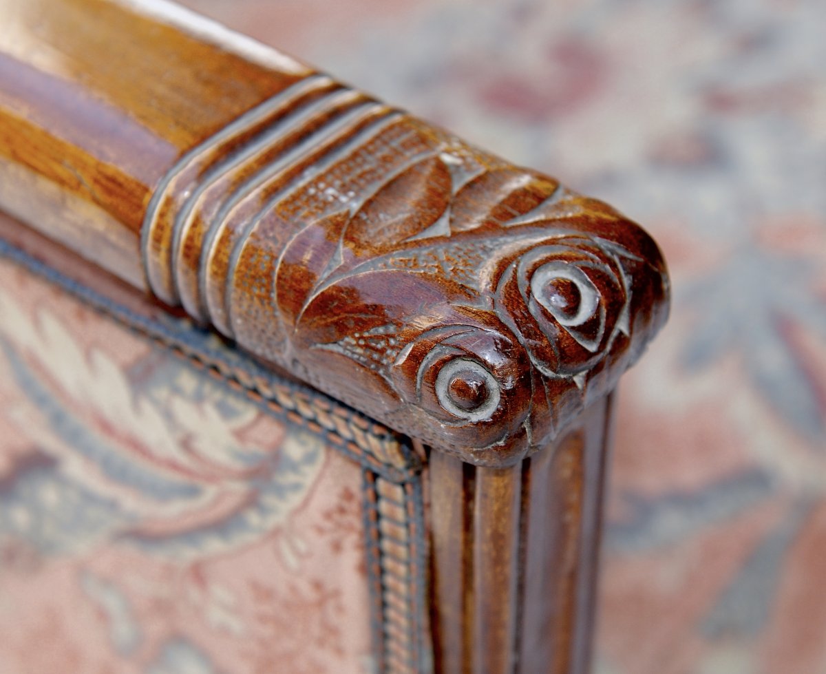 Paire de Fauteuils Art Déco, vers 1930-photo-1