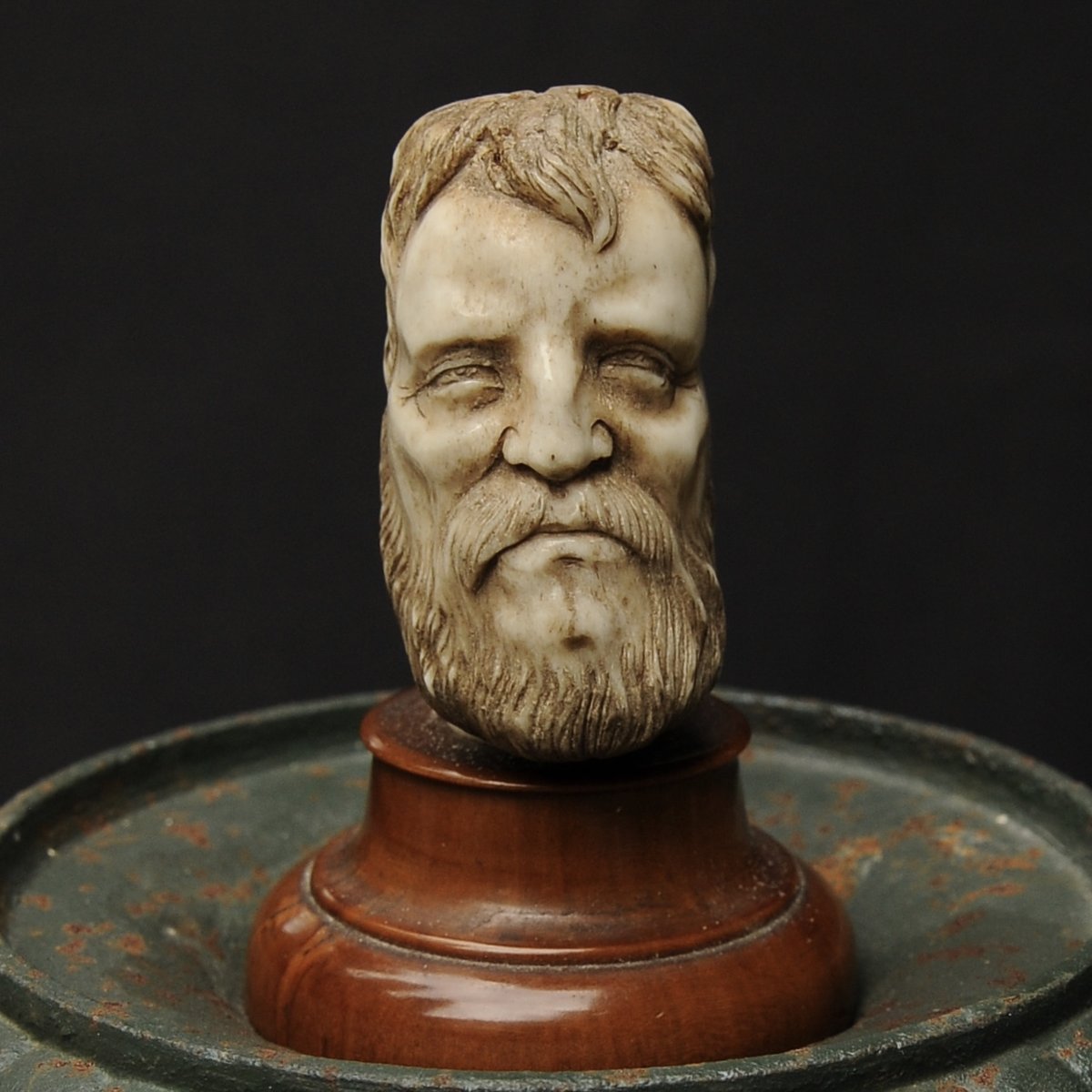 19th-century Bone Head Of An Old Man-photo-4