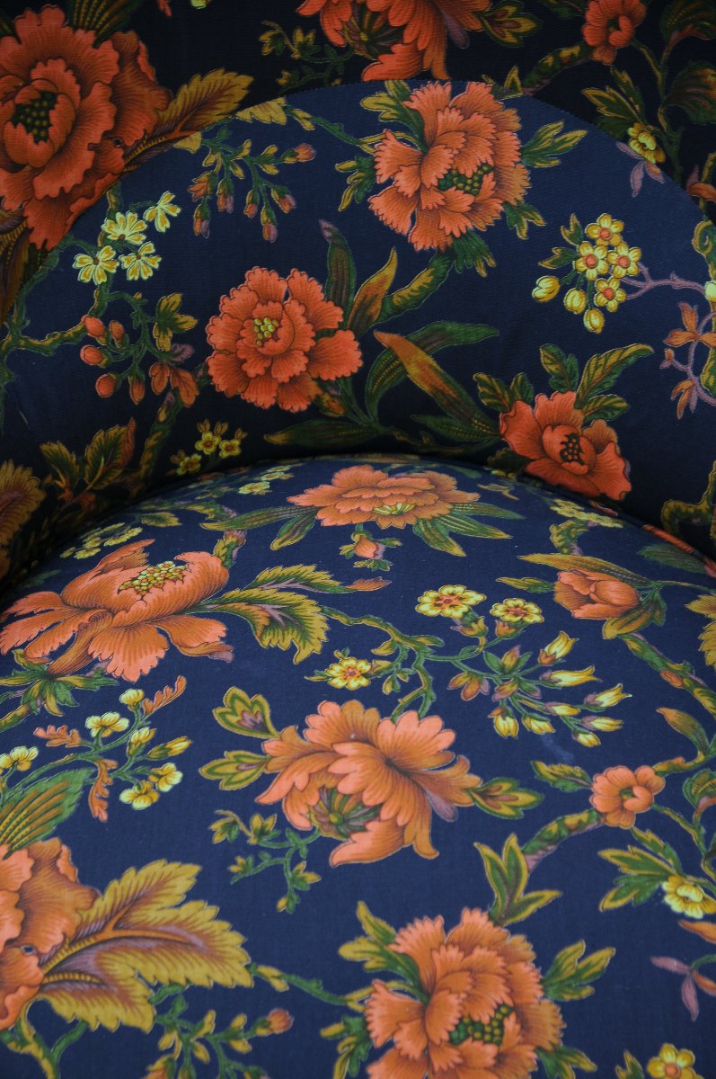 Pair Of Napoleon III-style Crapaud Armchairs-photo-3
