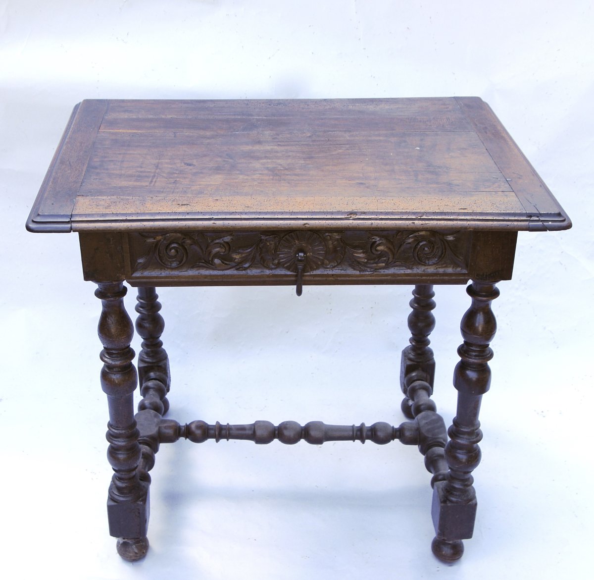 Small Louis XIII-style Desk Or Coffee Table, 19th Century-photo-4