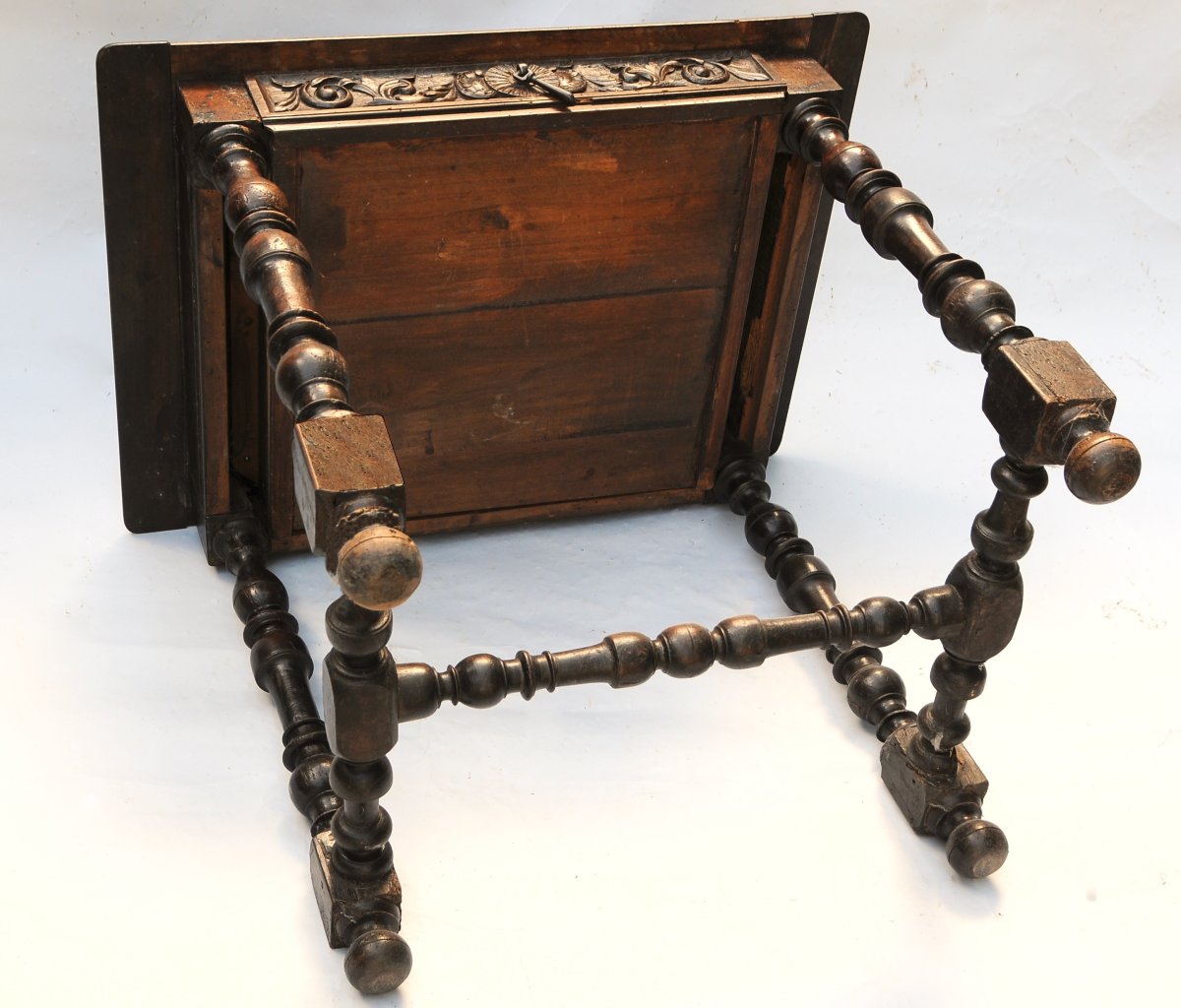 Small Louis XIII-style Desk Or Coffee Table, 19th Century-photo-2