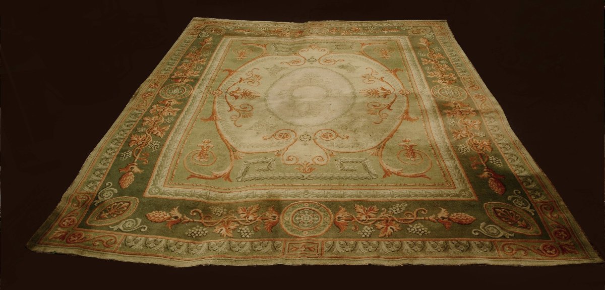 Monumental Rug, Savonnerie Style, Napoleon III Period-photo-2