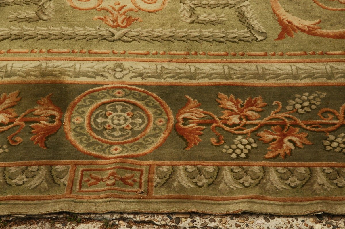 Monumental Rug, Savonnerie Style, Napoleon III Period-photo-3