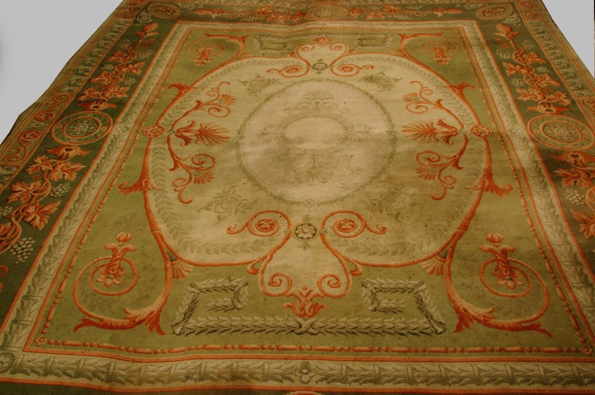 Monumental Rug, Savonnerie Style, Napoleon III Period-photo-4