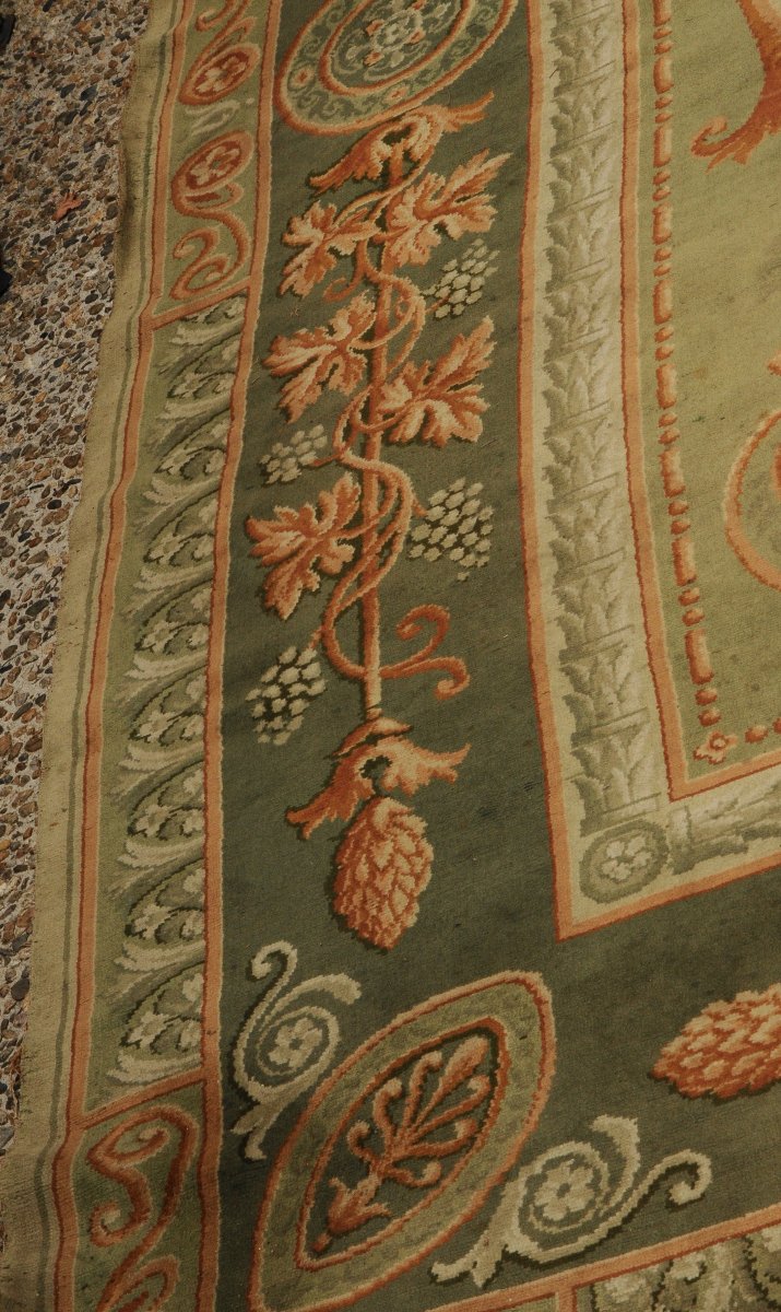 Monumental Rug, Savonnerie Style, Napoleon III Period-photo-1