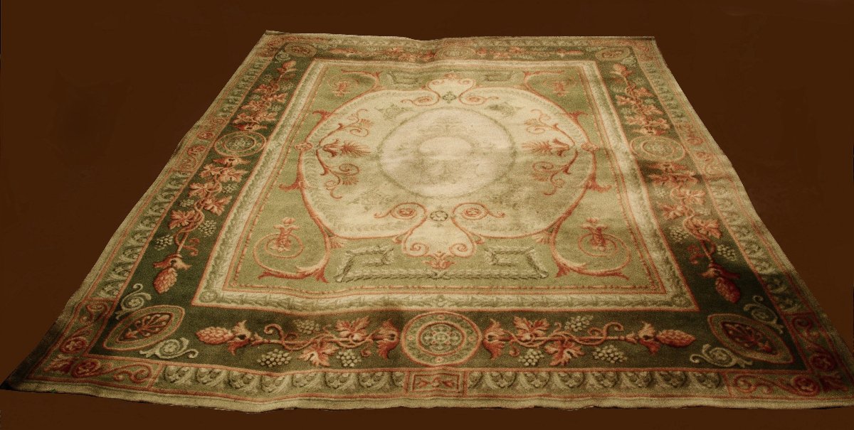Monumental Rug, Savonnerie Style, Napoleon III Period