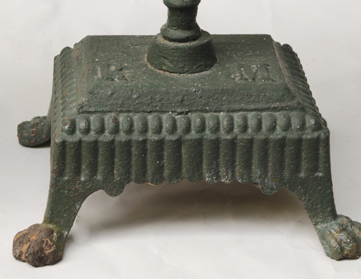 Rousseau & Masure, Pair Of Cast-iron Display Stands, Circa 1880-photo-1