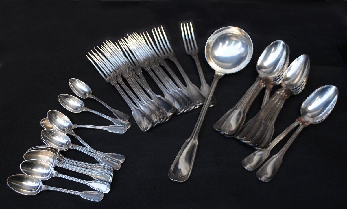 Silver-plated Metal Cutlery Set, Manufactured By Sfam-photo-4