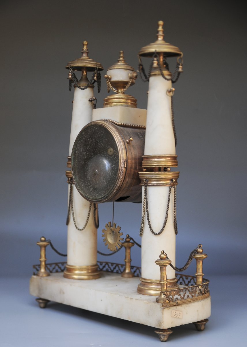 19th-century Louis XVI Portal Clock-photo-2