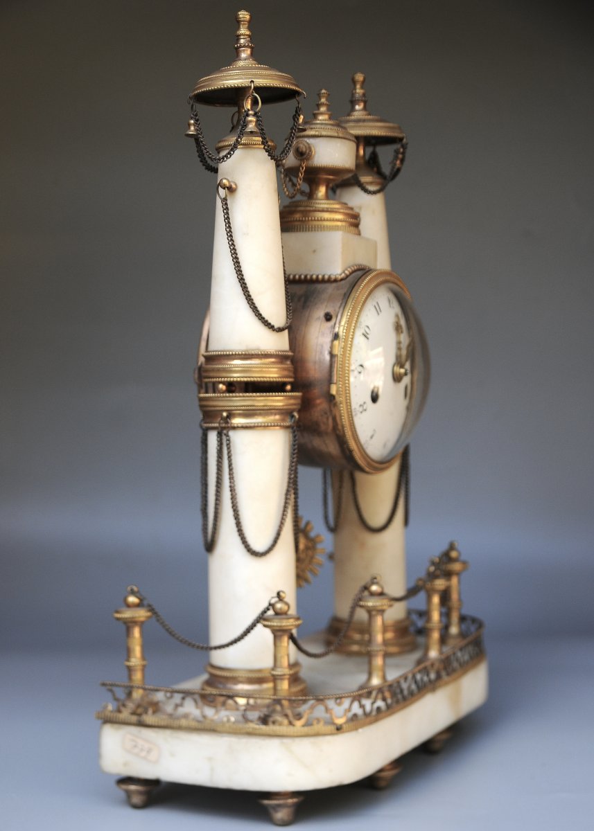 19th-century Louis XVI Portal Clock-photo-3