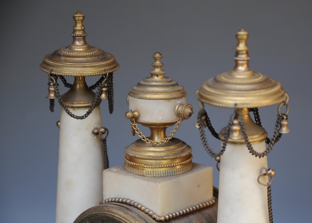 19th-century Louis XVI Portal Clock-photo-4