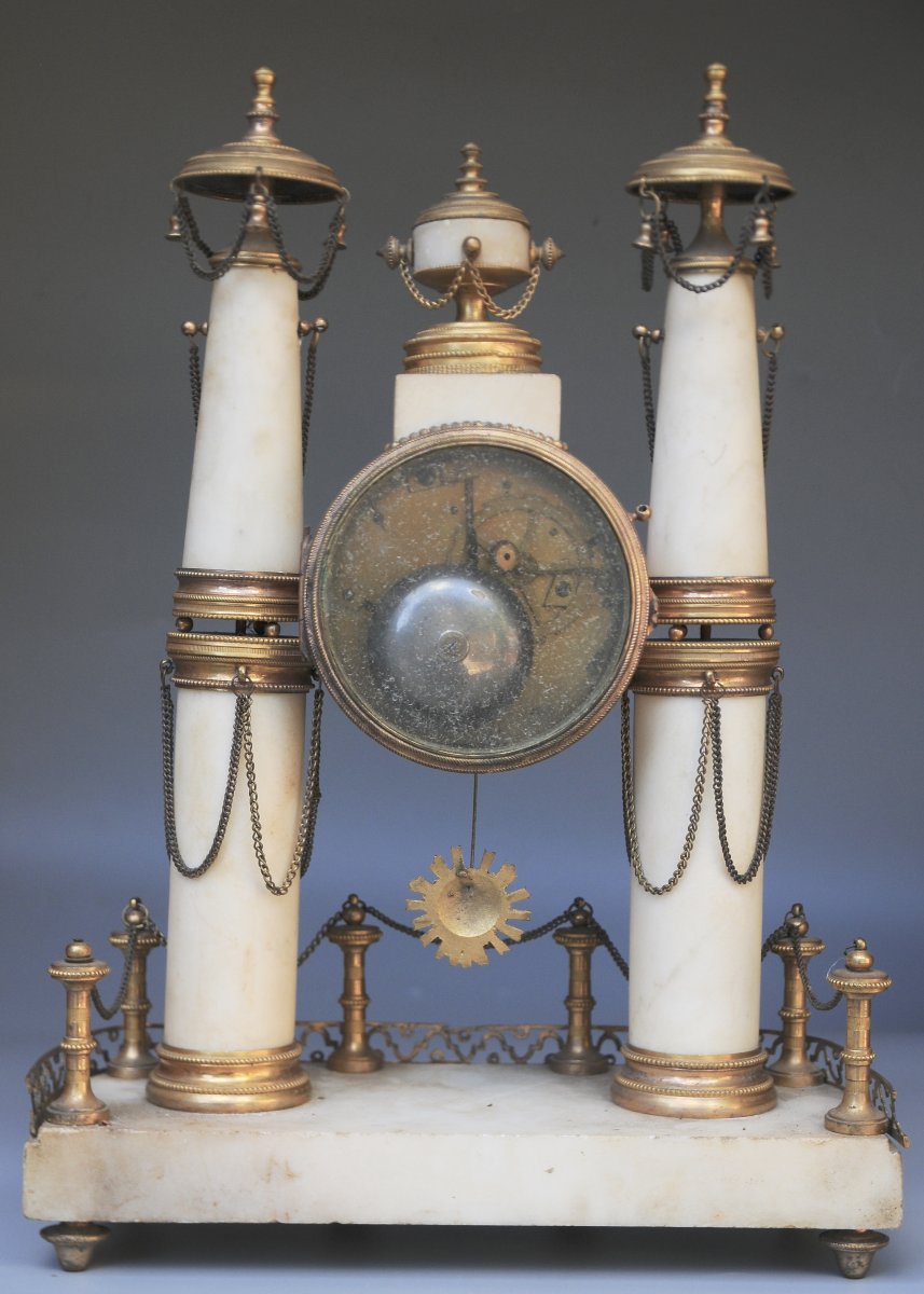 19th-century Louis XVI Portal Clock-photo-4