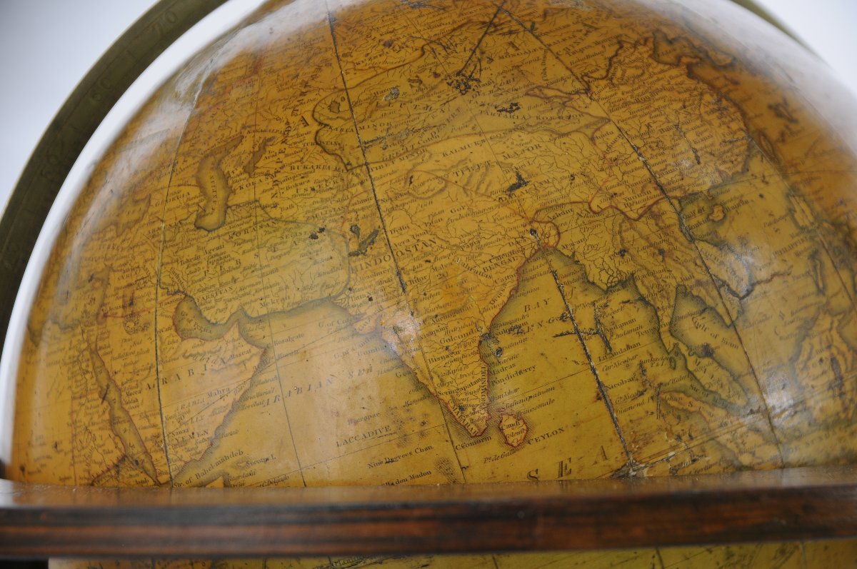 Globe terrestre de table de Kirkwood & Son, Édimbourg (Écosse) entre 1826 et 1833-photo-1