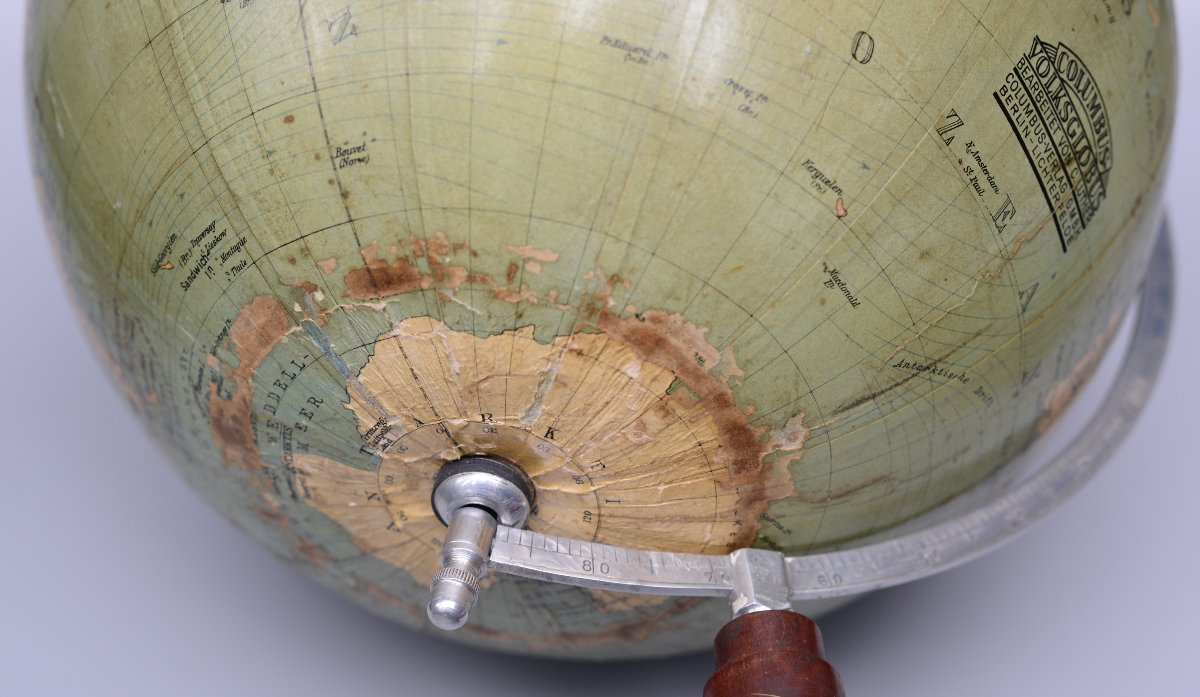 Globe Terrestre "Columbus-Verlag Berlin" vers 1930-photo-3