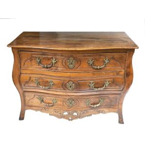 Commode Tombeau XVIIIème en Noyer