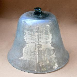 Grande Cloche à Maraîcher dite "à Melon", 19ème en Verre Soufflé