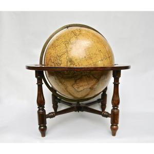 Globe terrestre de table de Kirkwood & Son, Édimbourg (Écosse) entre 1826 et 1833