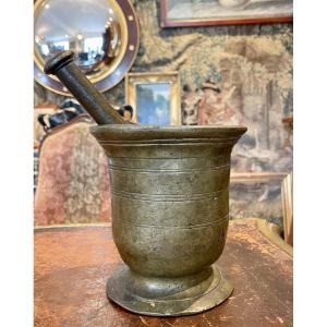 ANCIEN MORTIER AVEC Son Pilon En Bronze D'apothicaire EUR 65,00