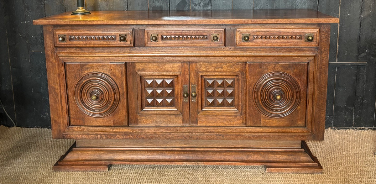 Enfilade en chêne Charles Dudouyt