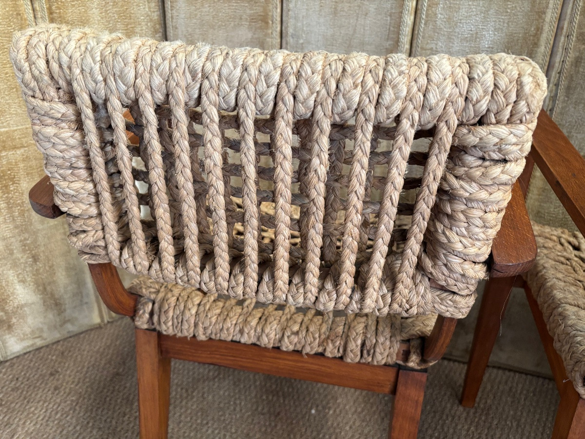 Pair Of Audoux Minet Bridge Chairs-photo-6