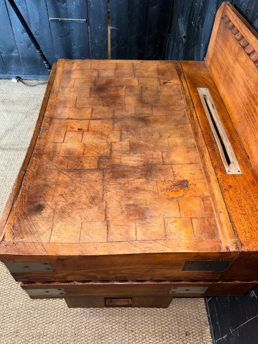 Billot de boucherie Art Déco-photo-4