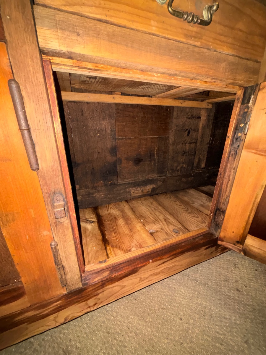 Bar d’estaminet en chêne lavé-photo-7