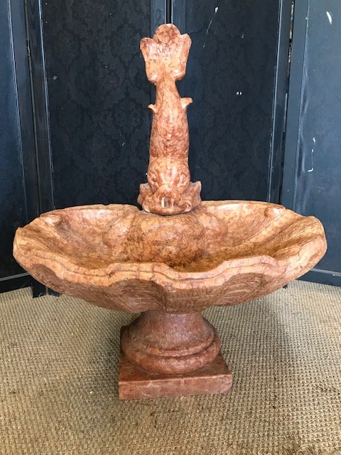 Italian Rose Marble Basin