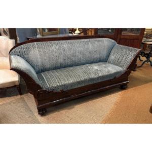 Canapé Restauration à décor de cygne