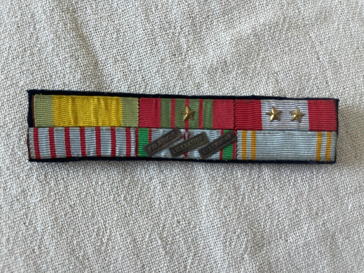 Lot d'Un Aviateur Officier époque Ww2 / Indo-photo-2