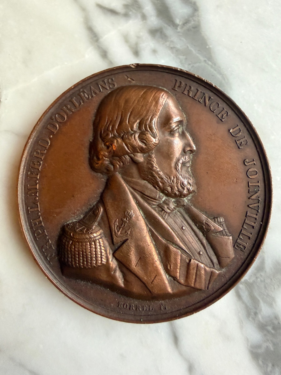 MÉDAILLE COMMÉMORATIVE DU BOMBARDEMENT DE MOGADOR PAR LE PRINCE DE JOINVILLE, 1844