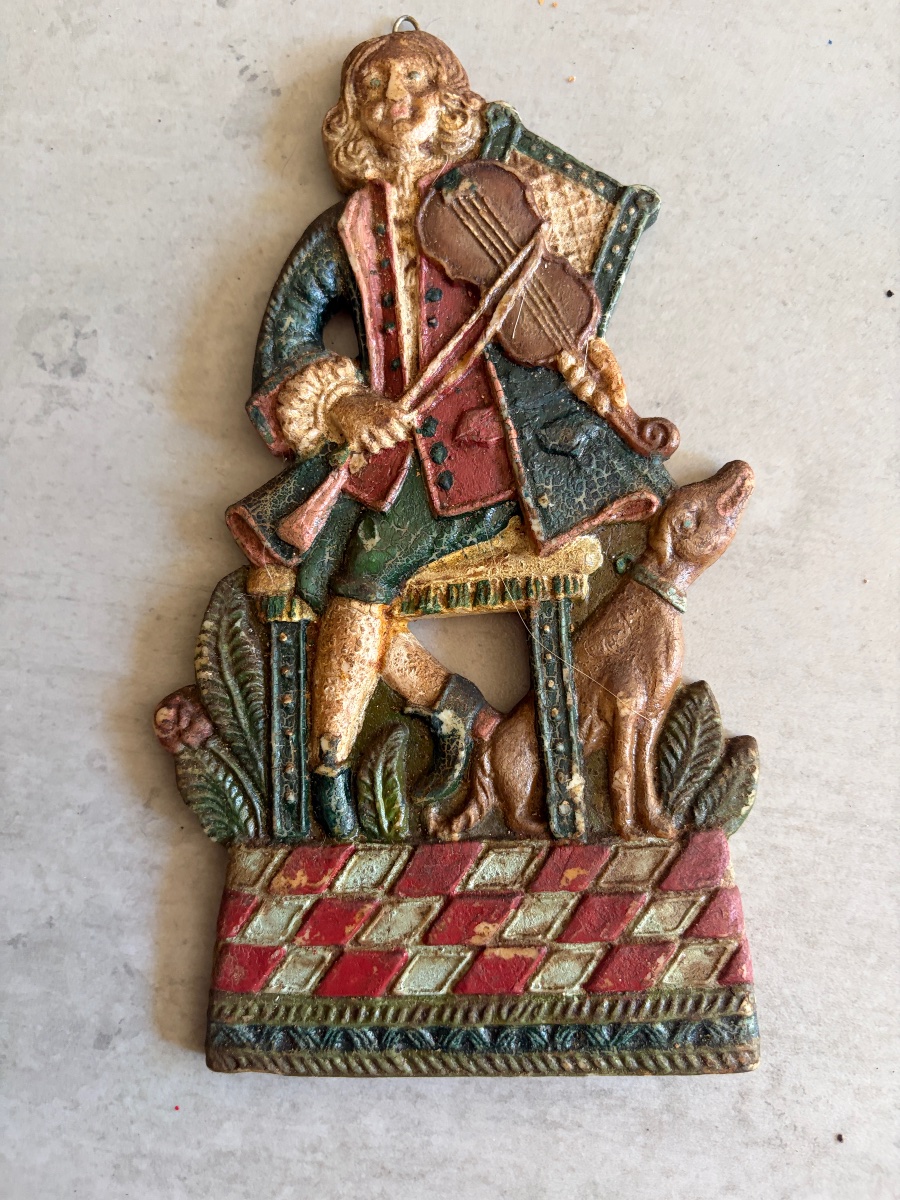 Set Of Eight Figures And Reliefs In Polychrome Wax – Austria, 19th Century-photo-6