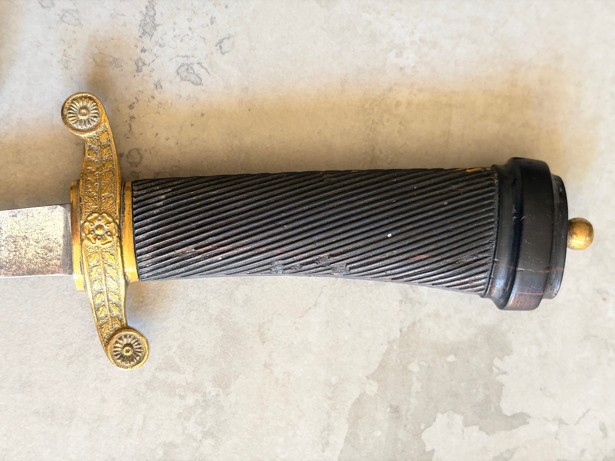 Naval Dagger — Second Empire Officer's Model With Eastern Influences-photo-3