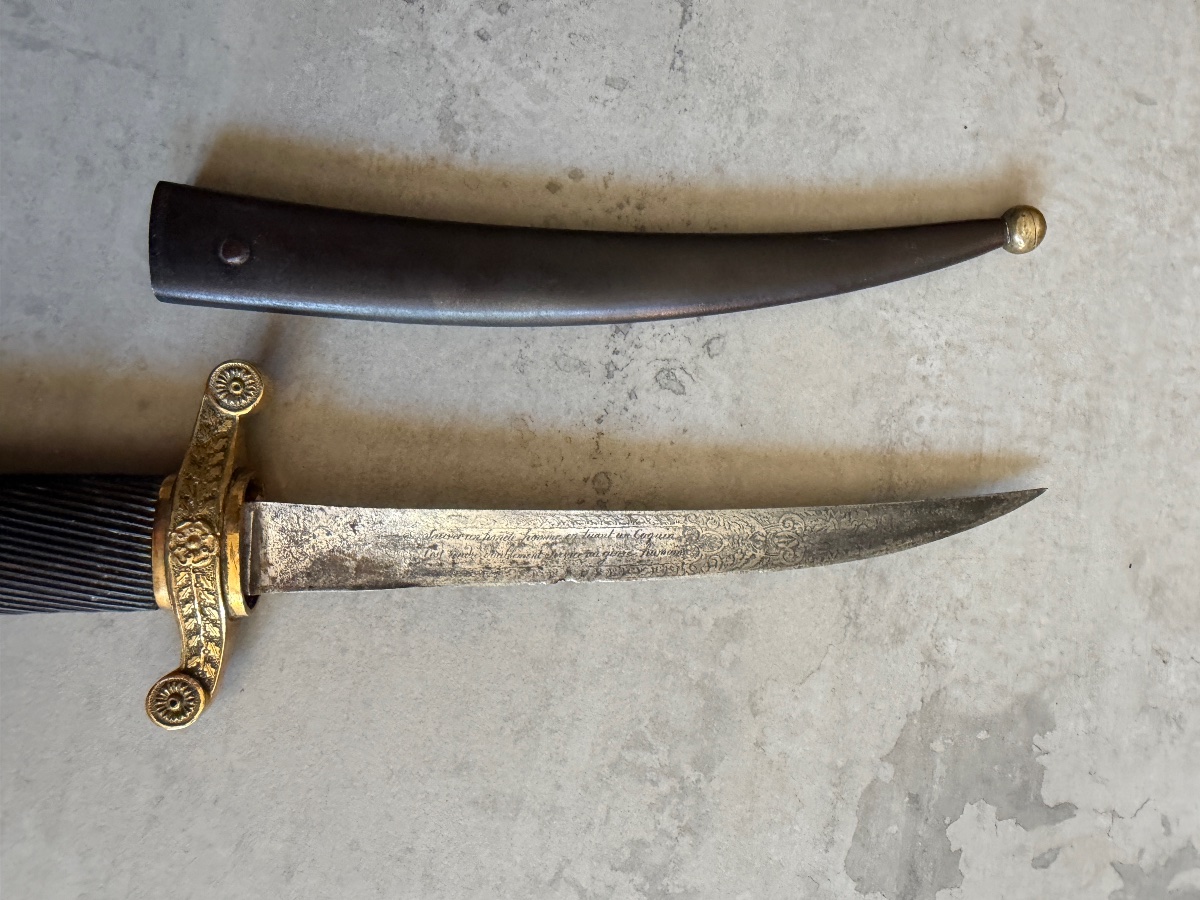 Naval Dagger — Second Empire Officer's Model With Eastern Influences-photo-4