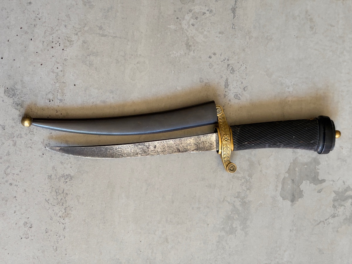 Naval Dagger — Second Empire Officer's Model With Eastern Influences-photo-6