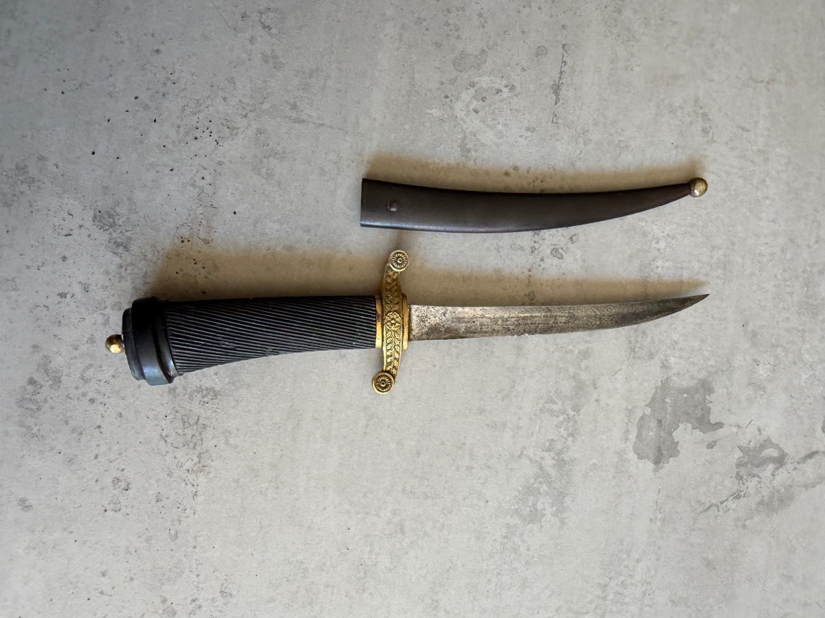 Naval Dagger — Second Empire Officer's Model With Eastern Influences
