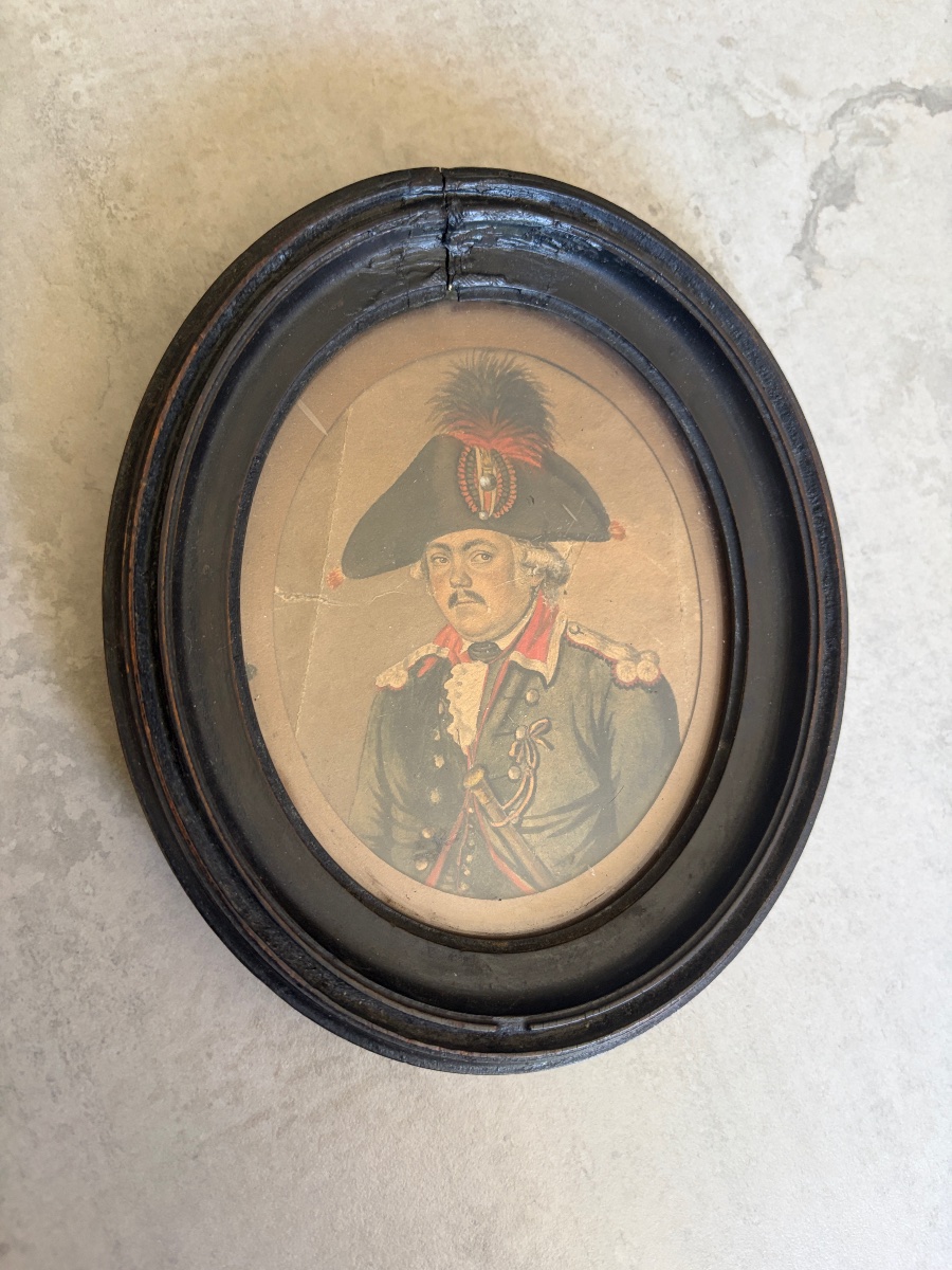 Miniature Portrait Of A Feldweibel From The Bern Grenadiers – Late 18th Century-photo-4