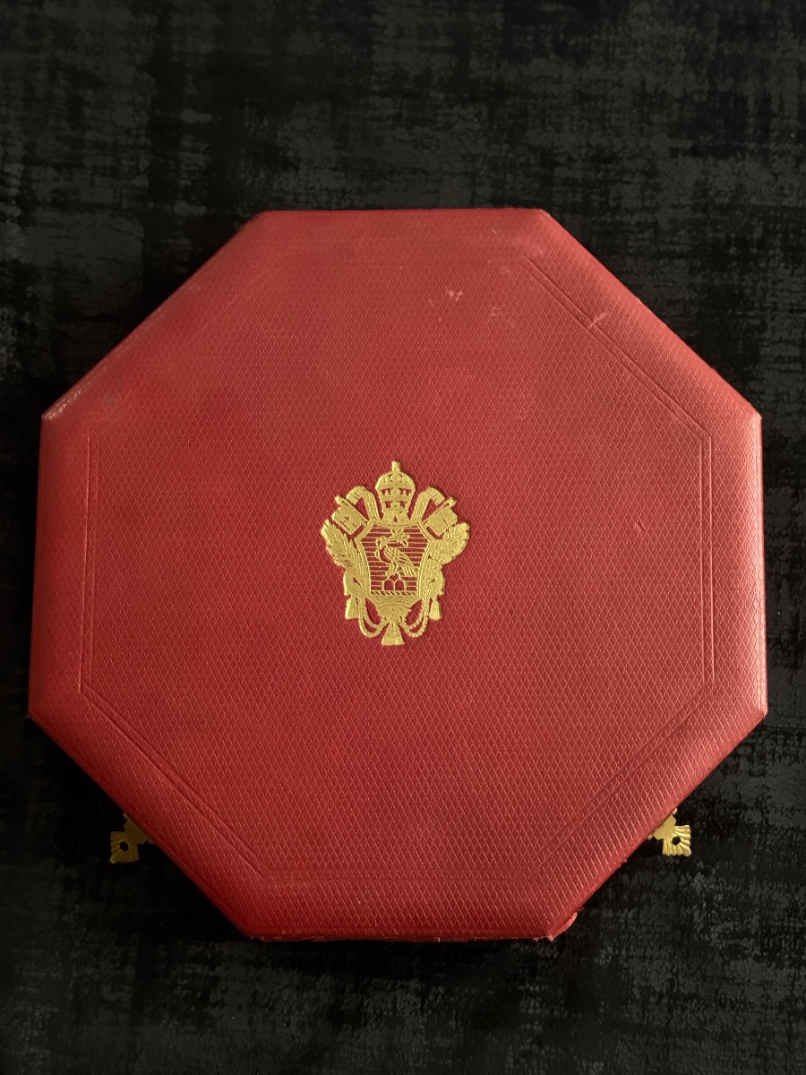 Vatican : Collier de dignitaire - Camérier d'Honneur de cape et d'épée - Époque Pie XI-photo-5