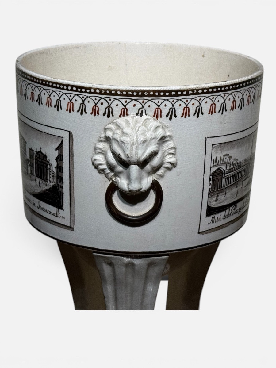 Ceramic Centerpiece. Circa 1820. -photo-3