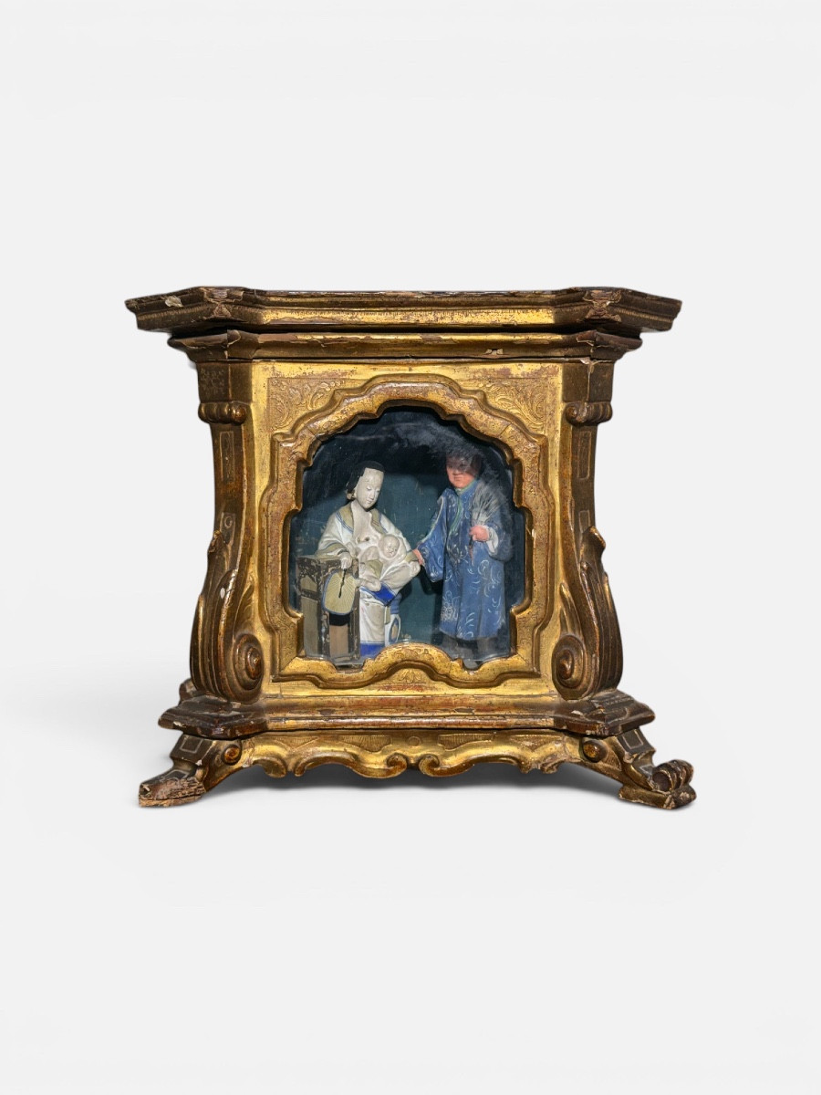Nativity In Niche. 18th Century.